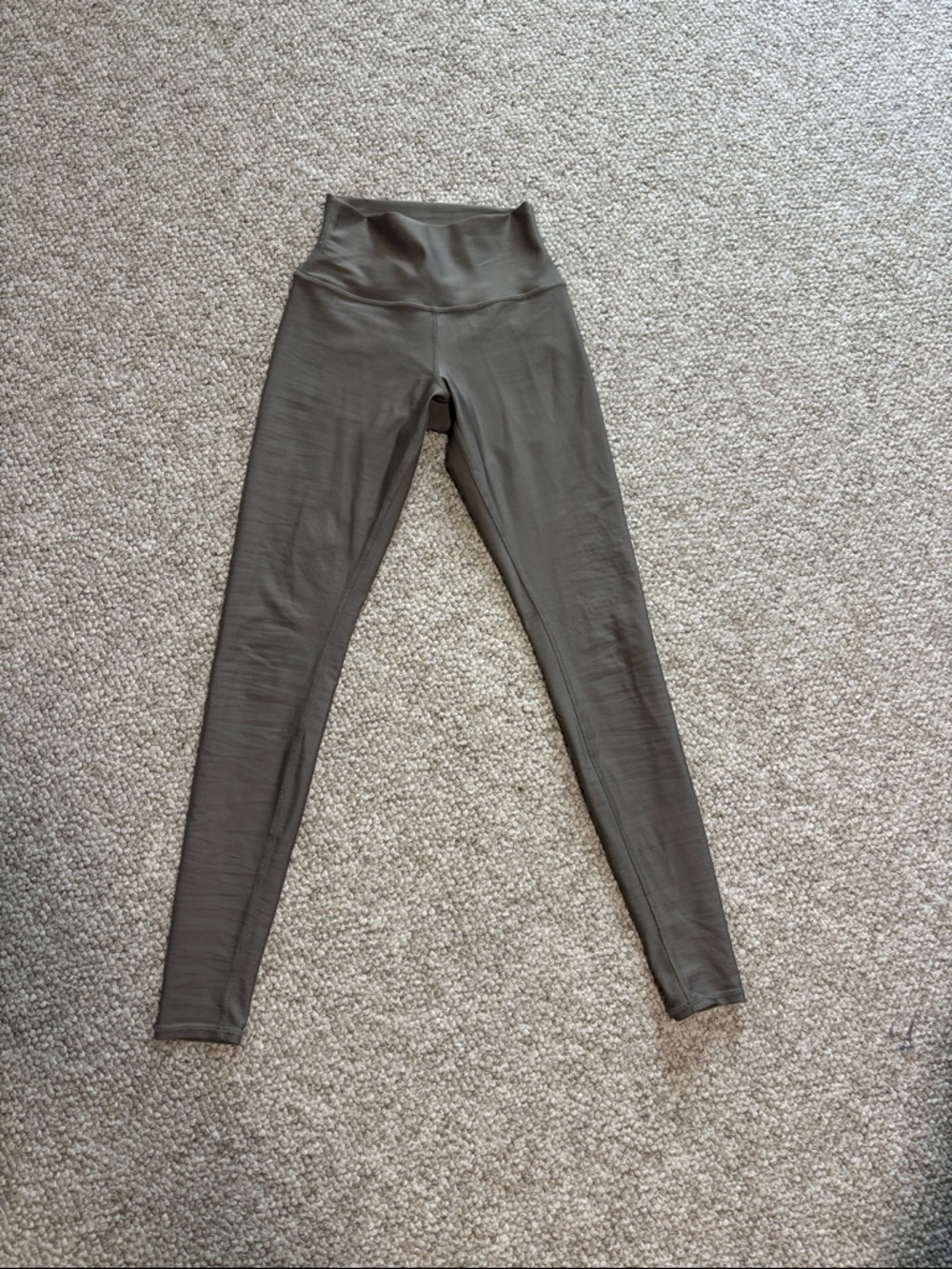 ALO Yoga Olive Taupe High-Rise Leggings